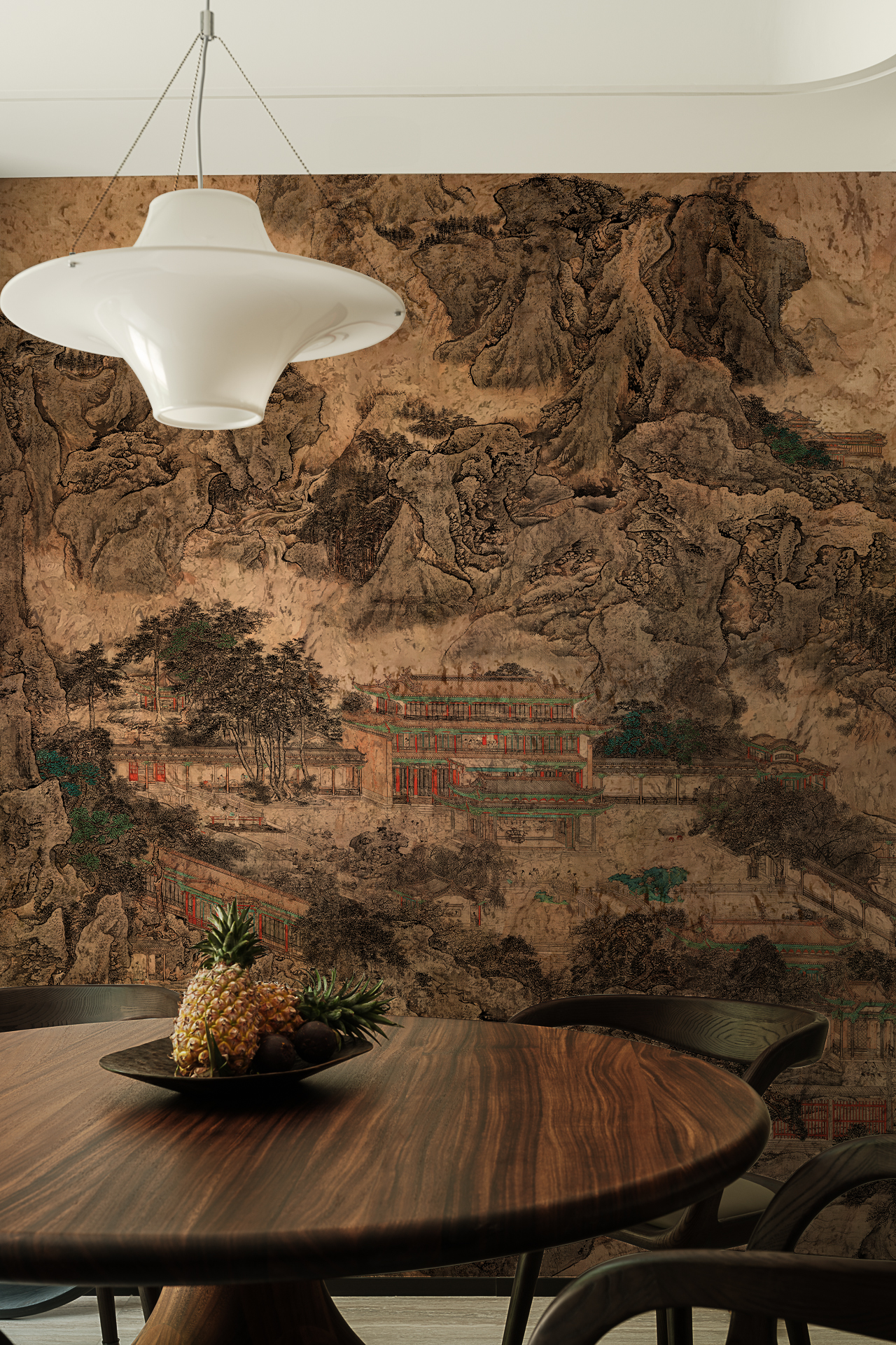 袁江阿房宫图屏